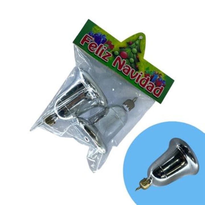 Campana metalizada bolsa x 2