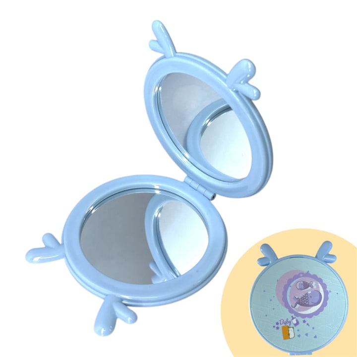 Espejo Doble Plegable Llavero