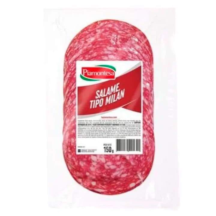 Salame tipo Milán feteado Piamontesa 150 g