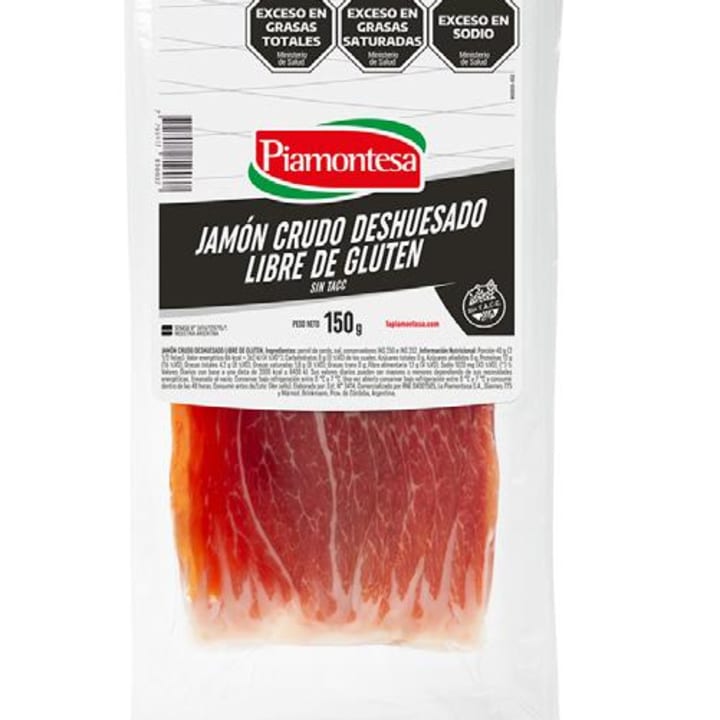 Jamón crudo feteado Piamontesa 200 g