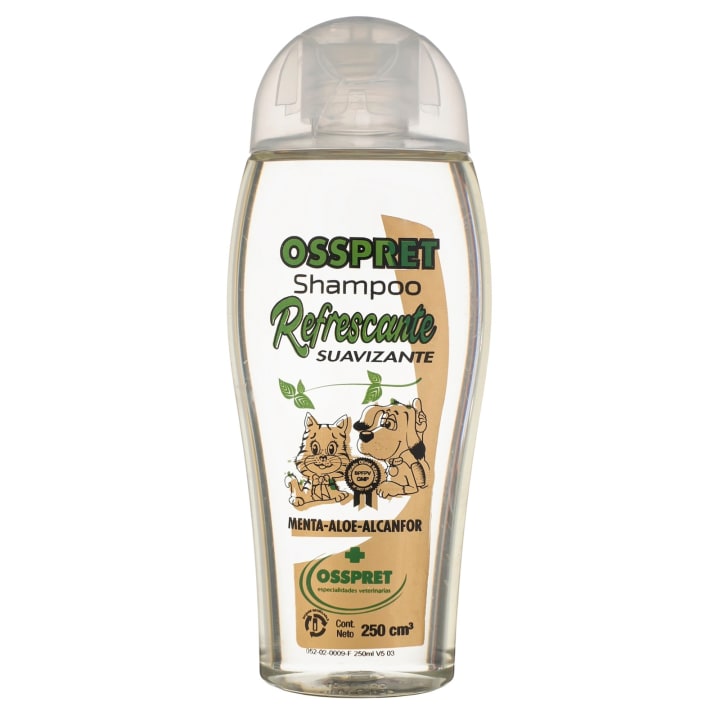 Shampoo menta, aloe y alcanfor Osspret