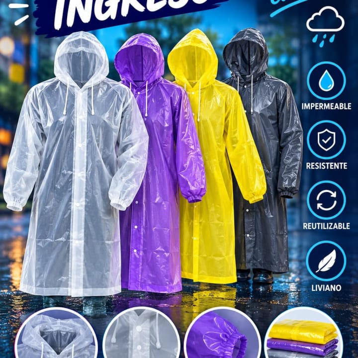 Pilotos de lluvia reutilizables