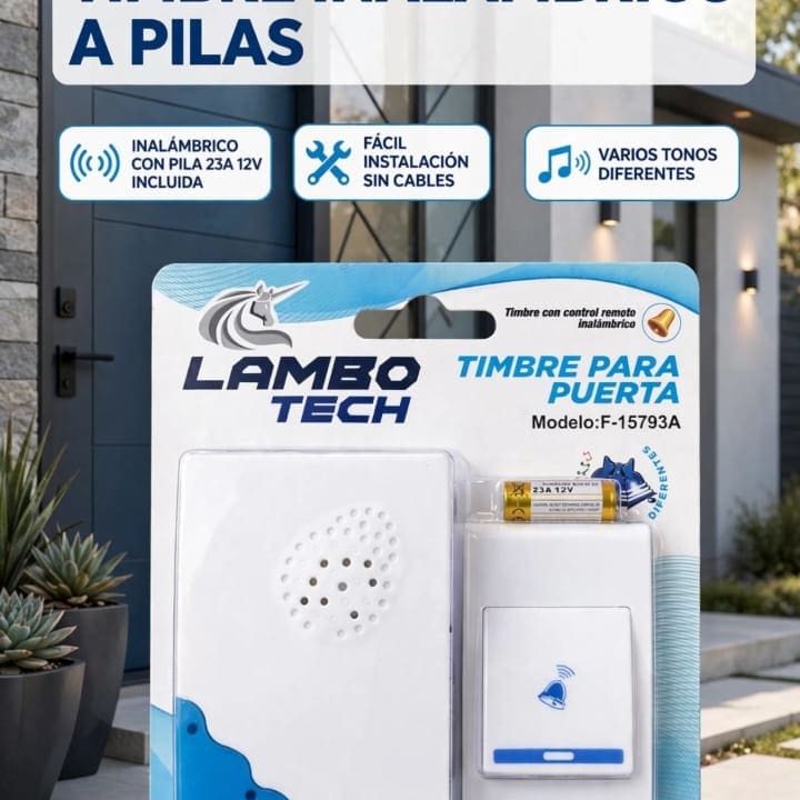 Timbre inalambrico a pilas
