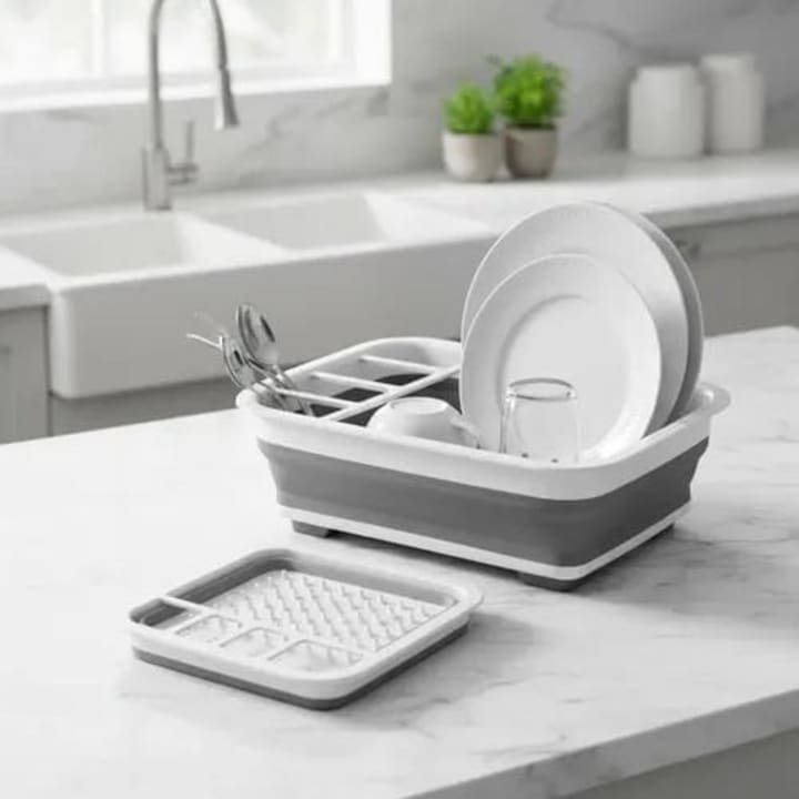 Organizador secaplatos plegable