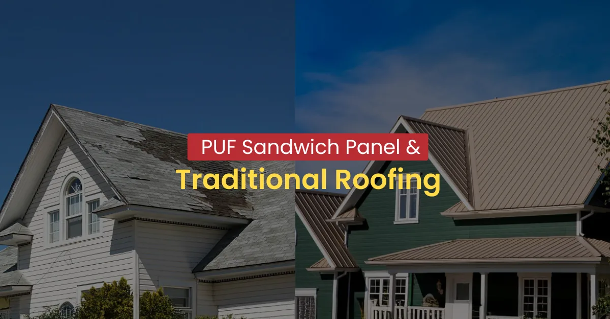 Difference Between PUF Sandwich Panel and Traditional Roofing