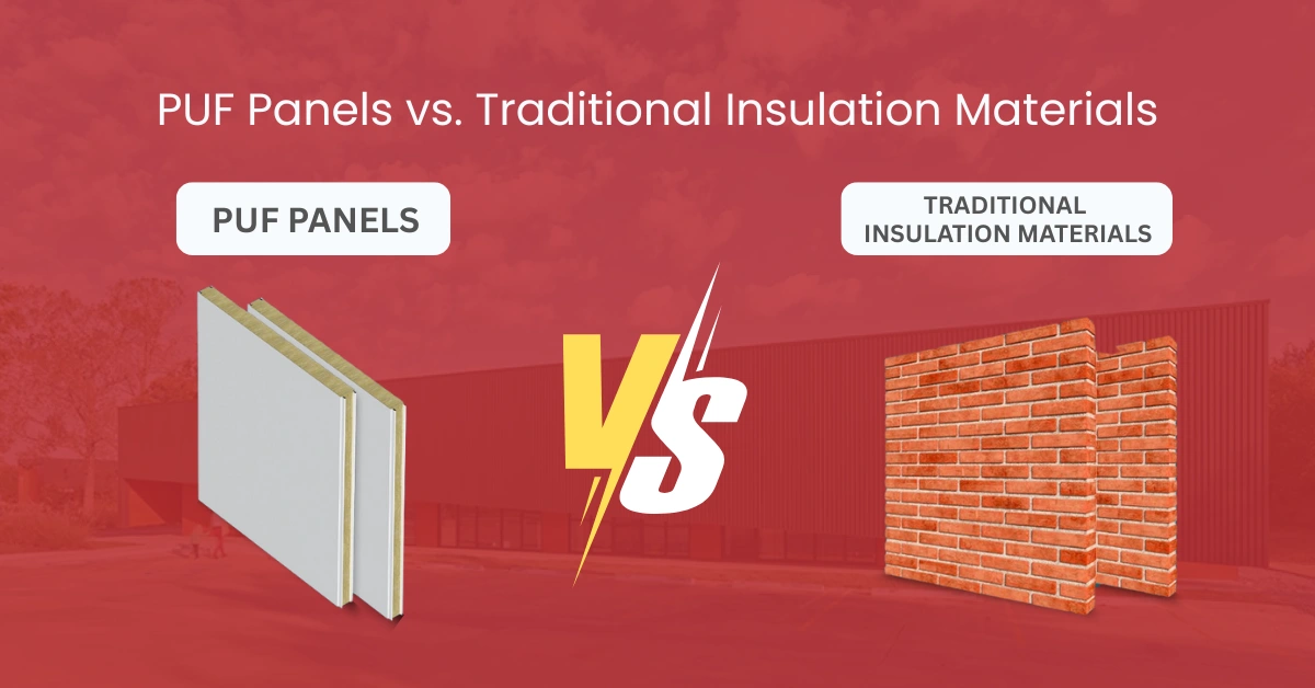 PUF Panels vs. Traditional Insulation Materials