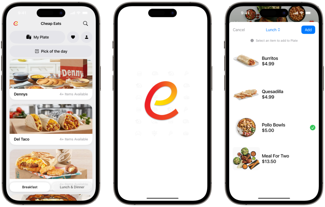 Cheap Eats - Food Finder App Screenshot