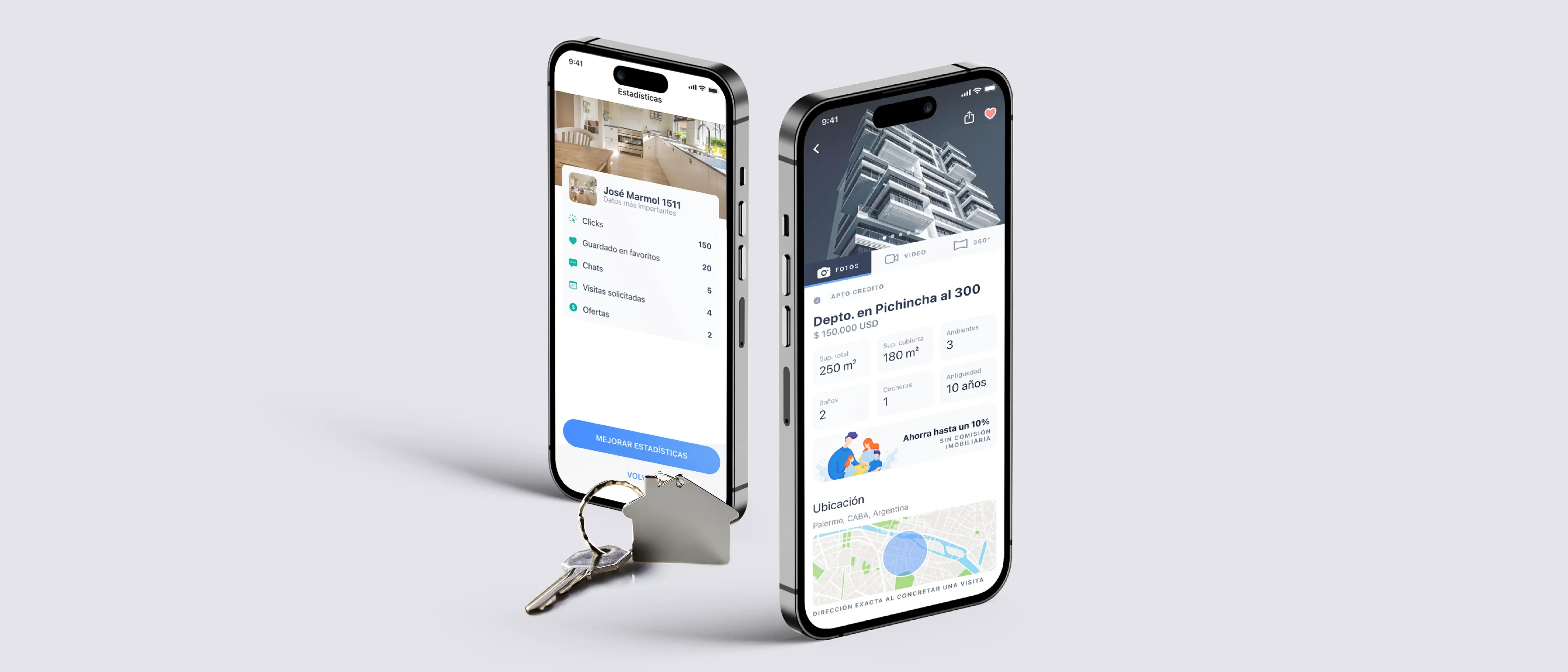 Design of a native app for buying and selling properties in Buenos Aires and Argentina