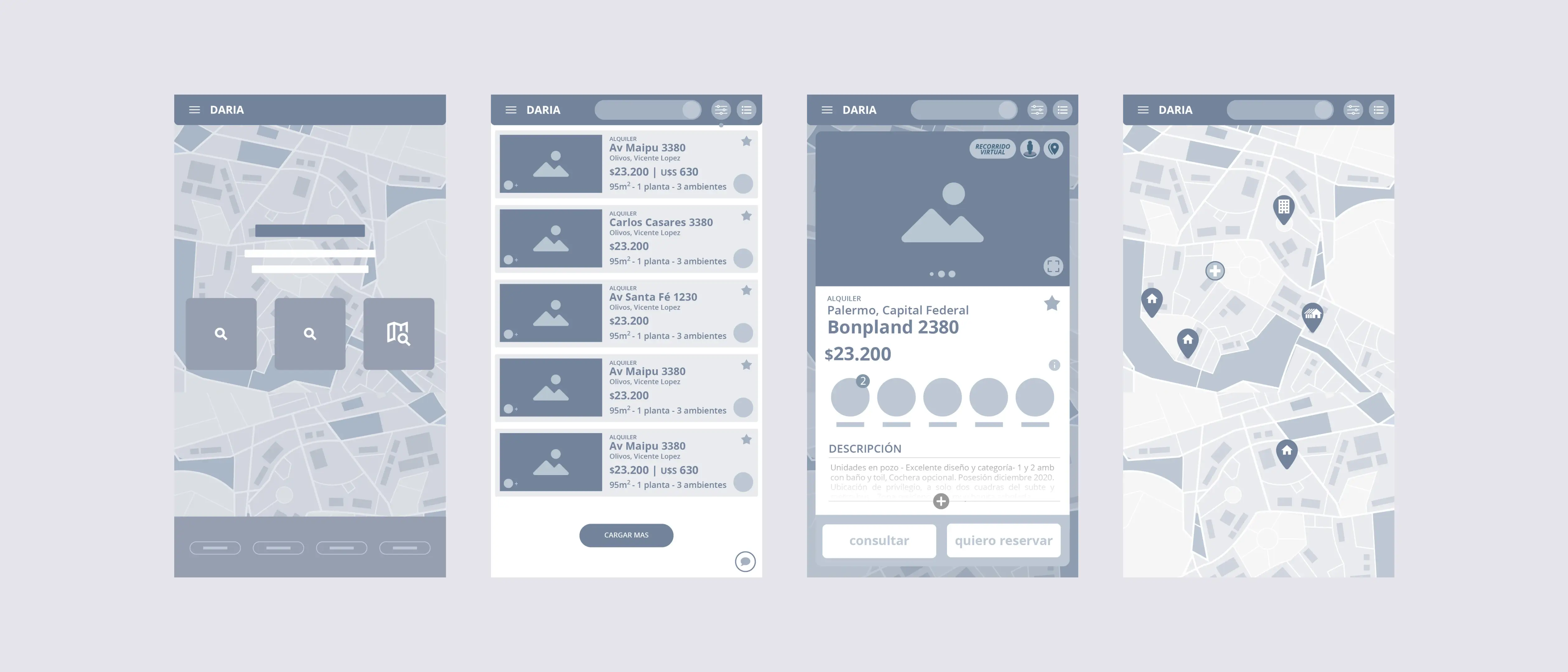 Medium-quality designs of the D'aria redesign