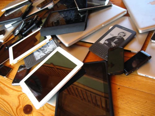 Device pile by Adactio on Flicker (cc by 2.0)