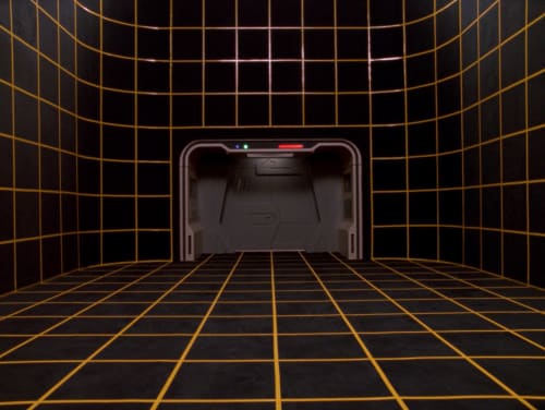 Empty Star Trek holodeck
