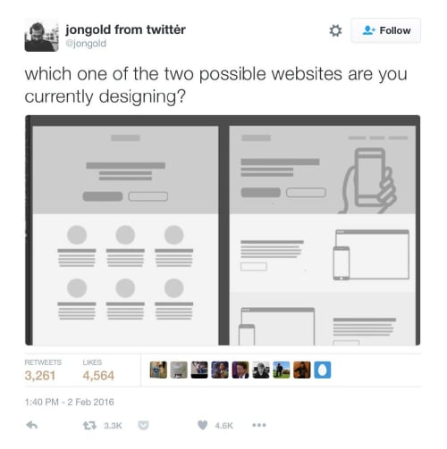 Which of the two possible websites are you currently designing?