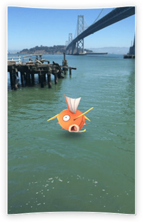 Different images from Pokemon Go in San Francisco, CA. Images from http://www.pokemongo.com/en-us/photos/)