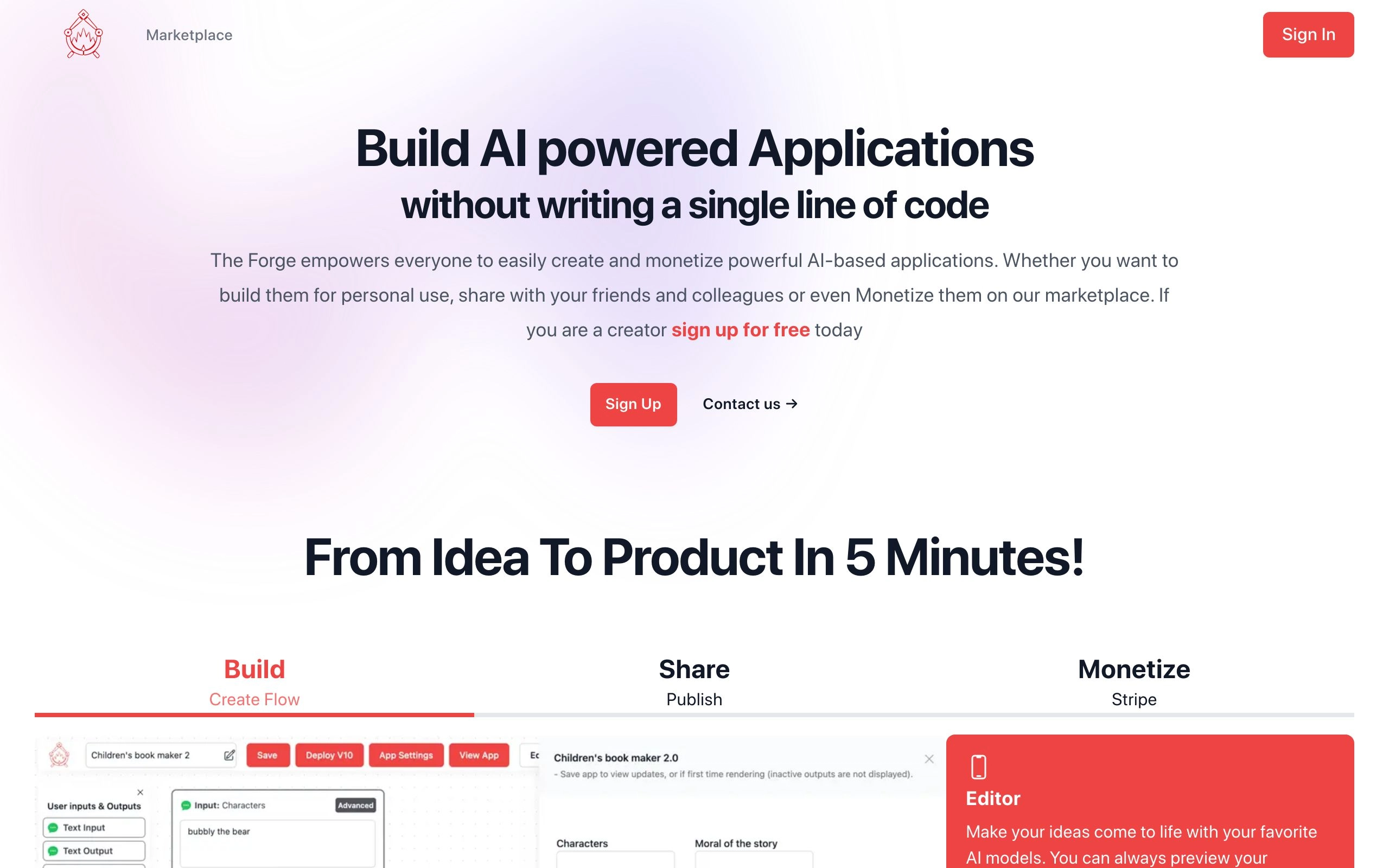 The Forge screenshot 1
