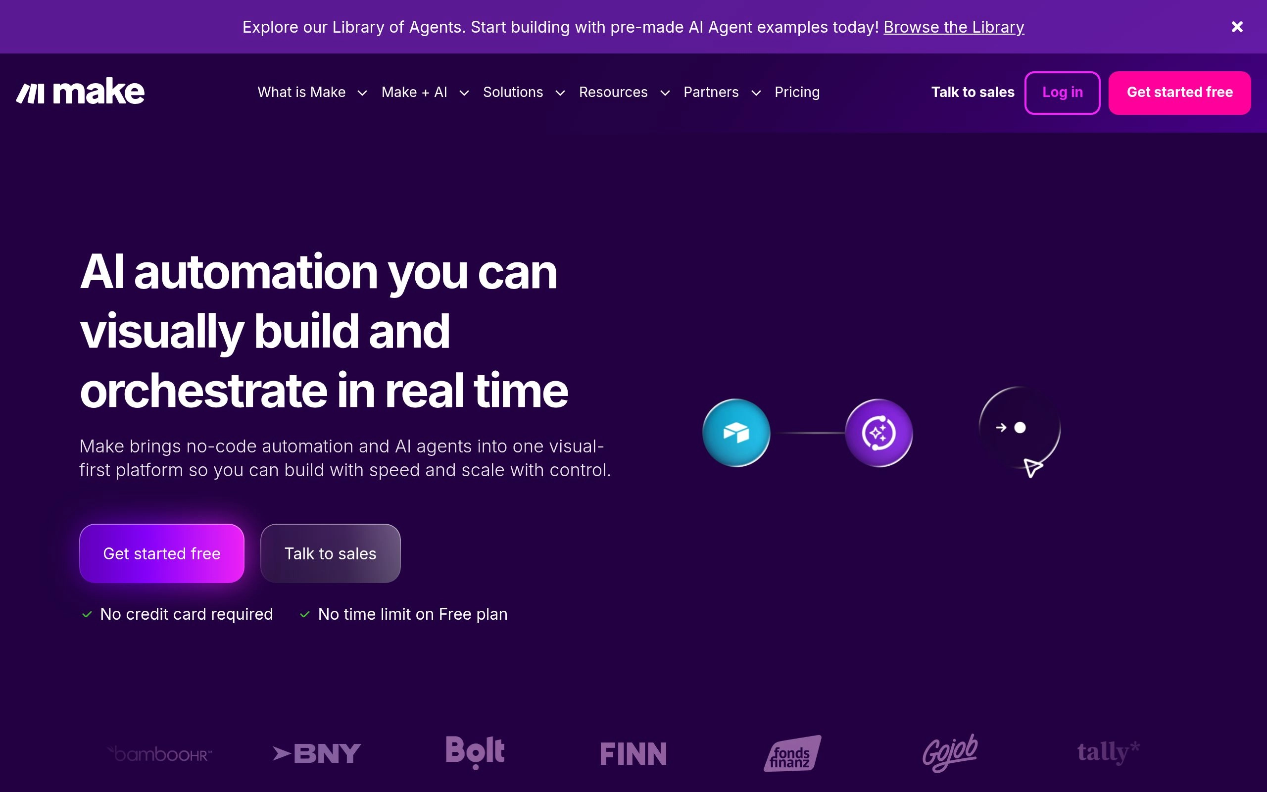 Make Visual Automation Platform Workflow Builder Interface Screenshot