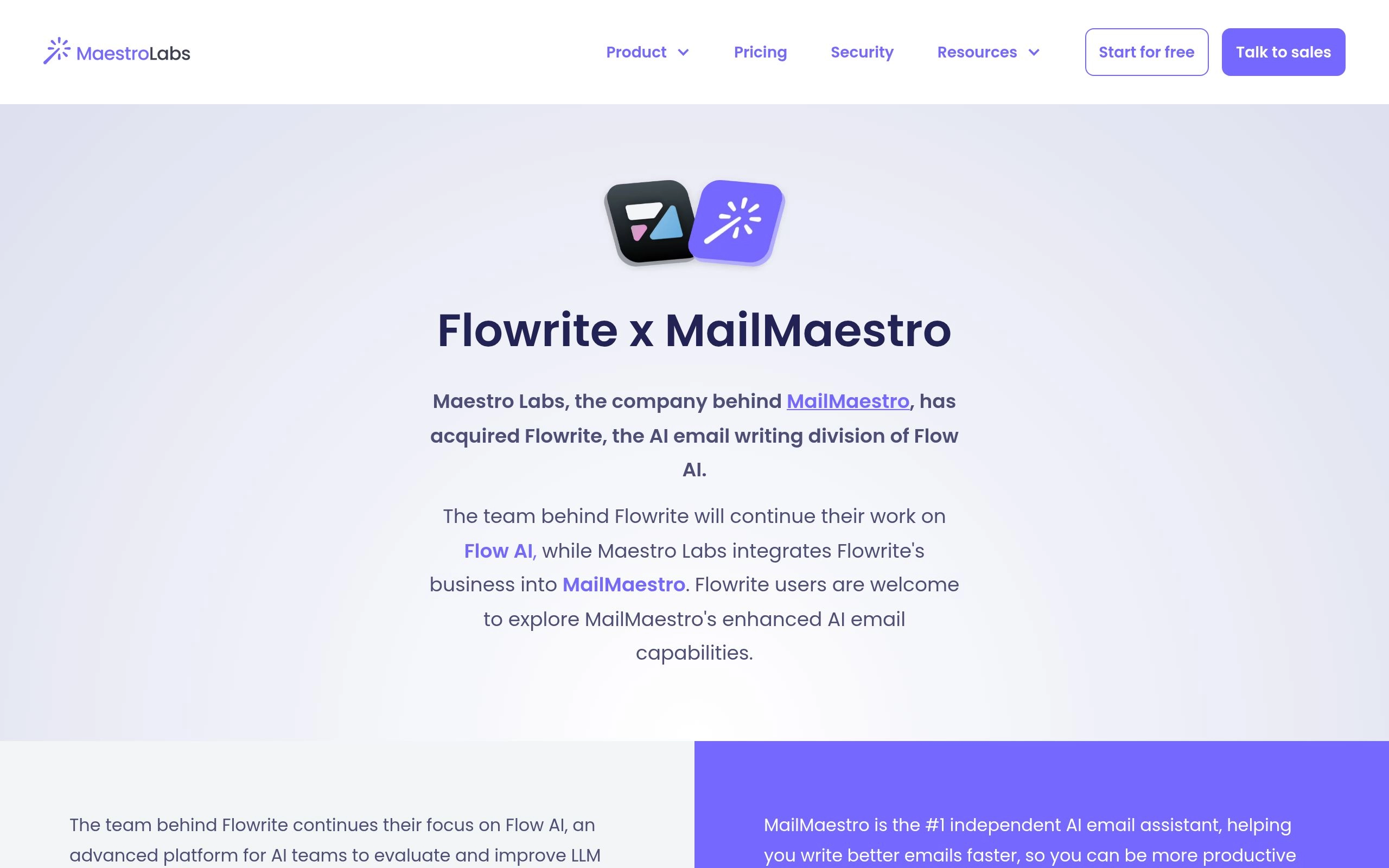 MailMaestro AI Software User Interface and Dashboard Screenshot Preview