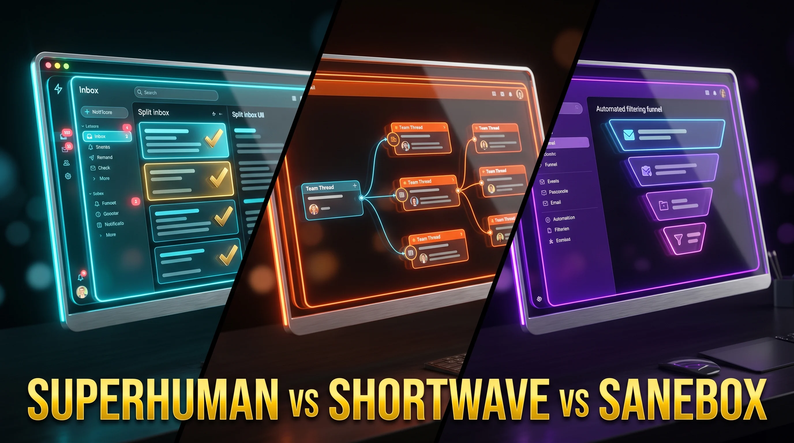 Superhuman vs Shortwave vs SaneBox (2026): Honest Comparison