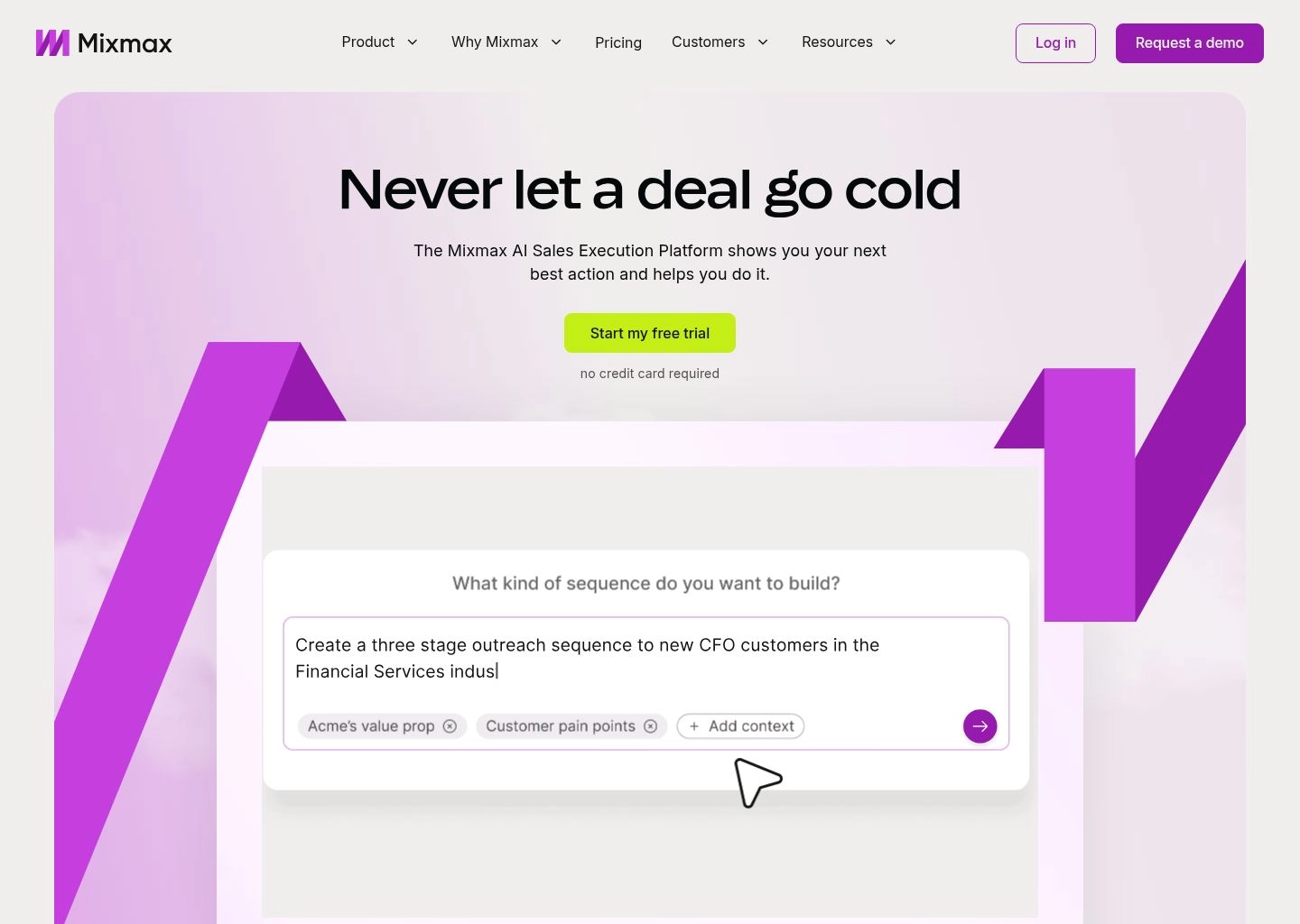 Mixmax AI Software User Interface and Dashboard Screenshot Preview