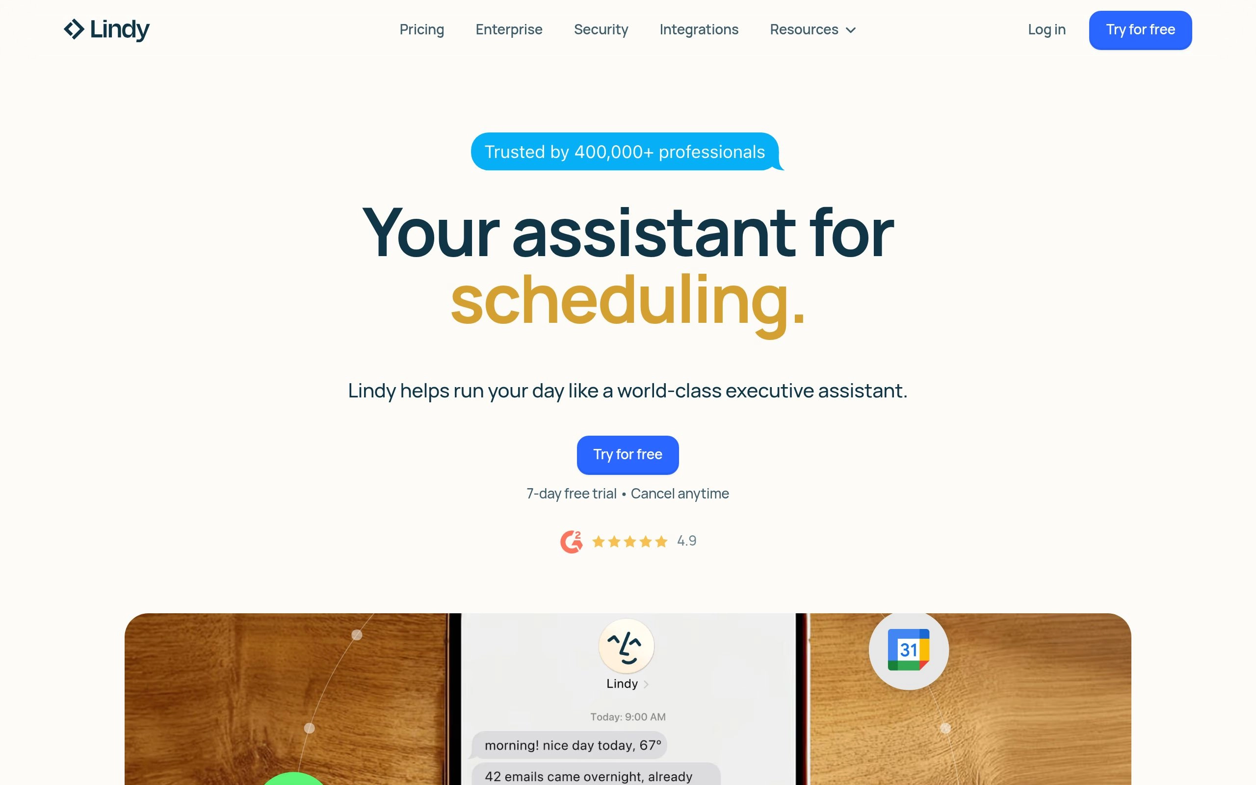 Lindy AI Autonomous Digital Employee Workspace Screenshot