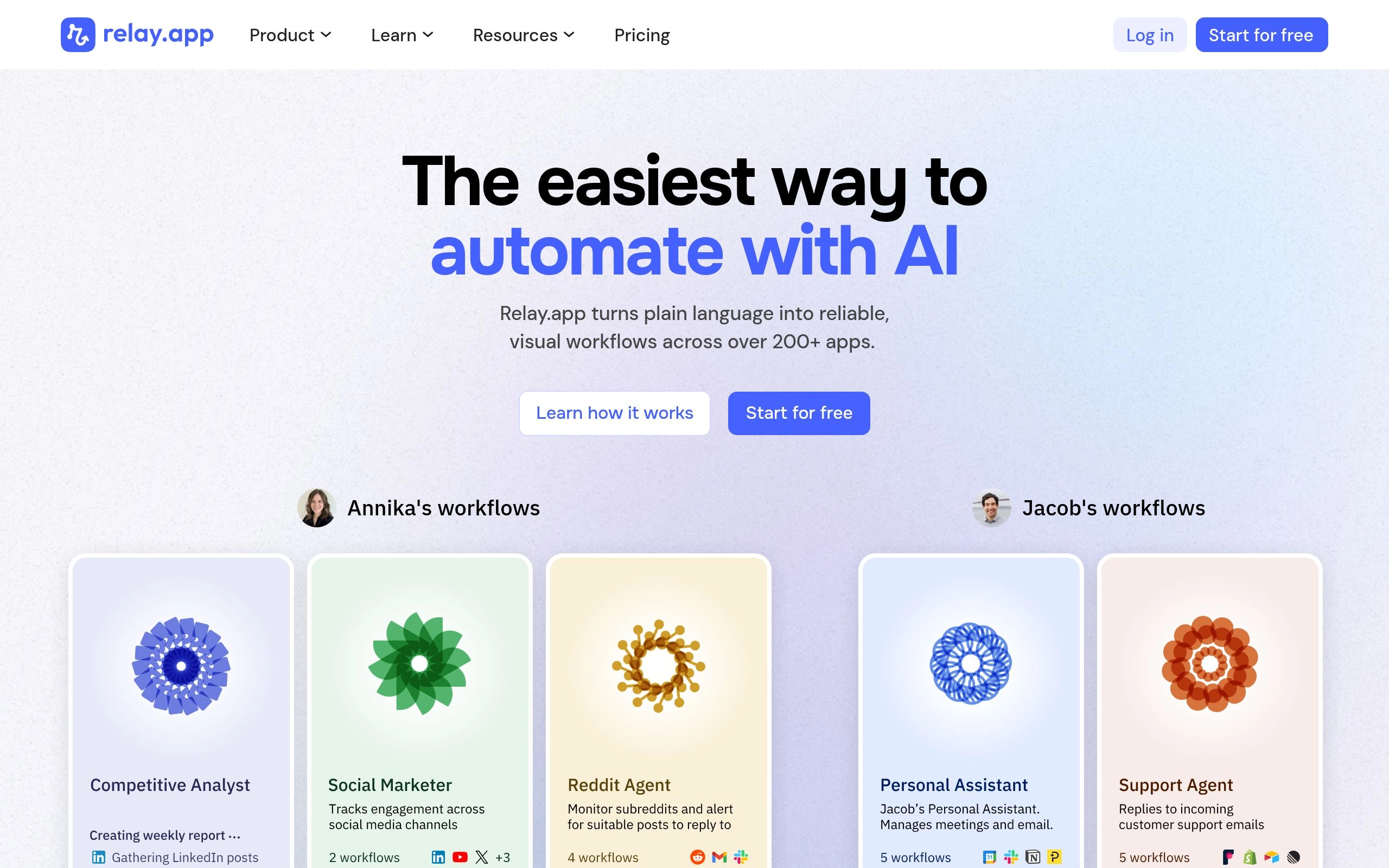 Relay.app Human-in-the-Loop AI Automation Platform Screenshot