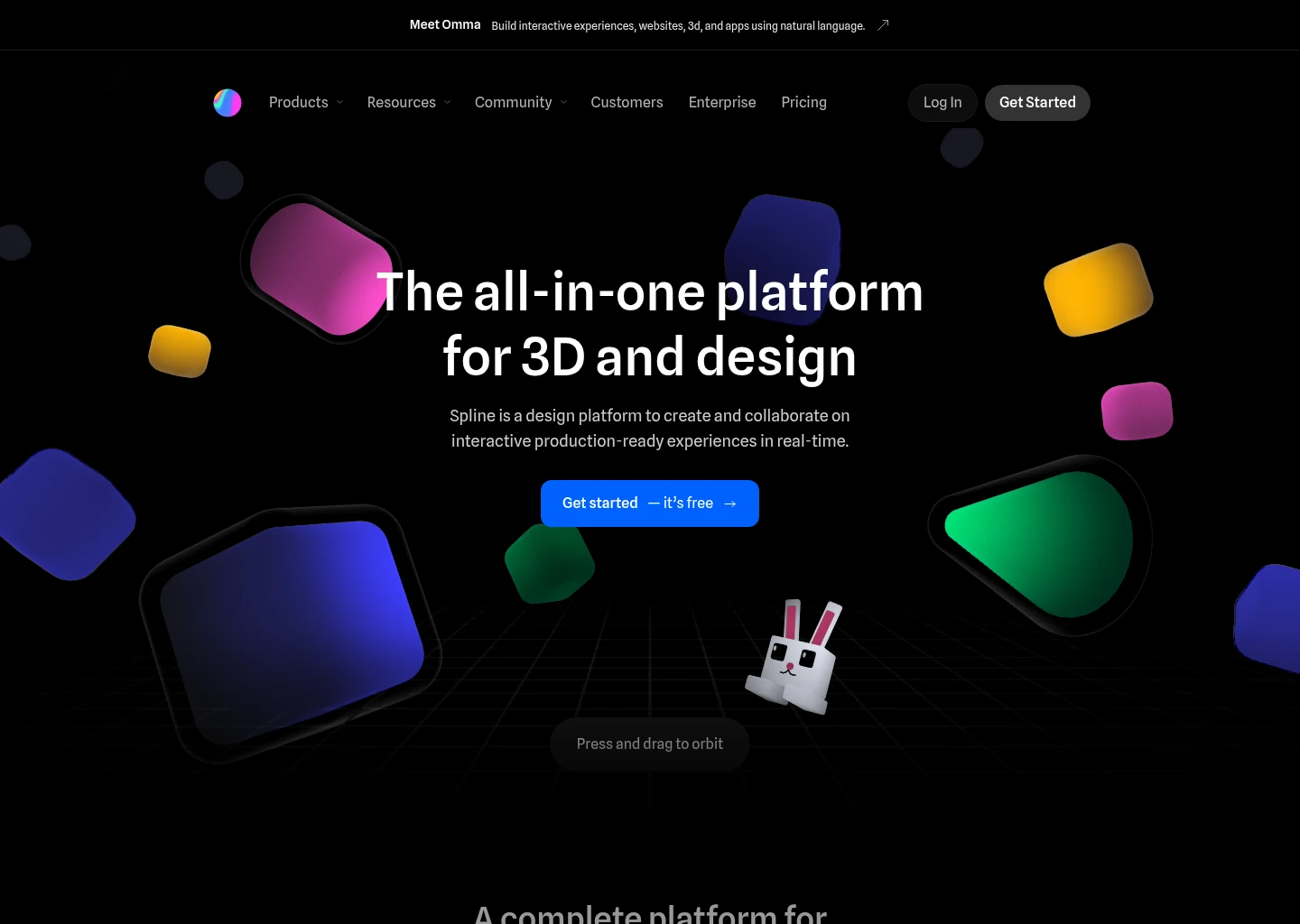 Spline AI 3D Web Design Studio and Interactive WebGL Canvas