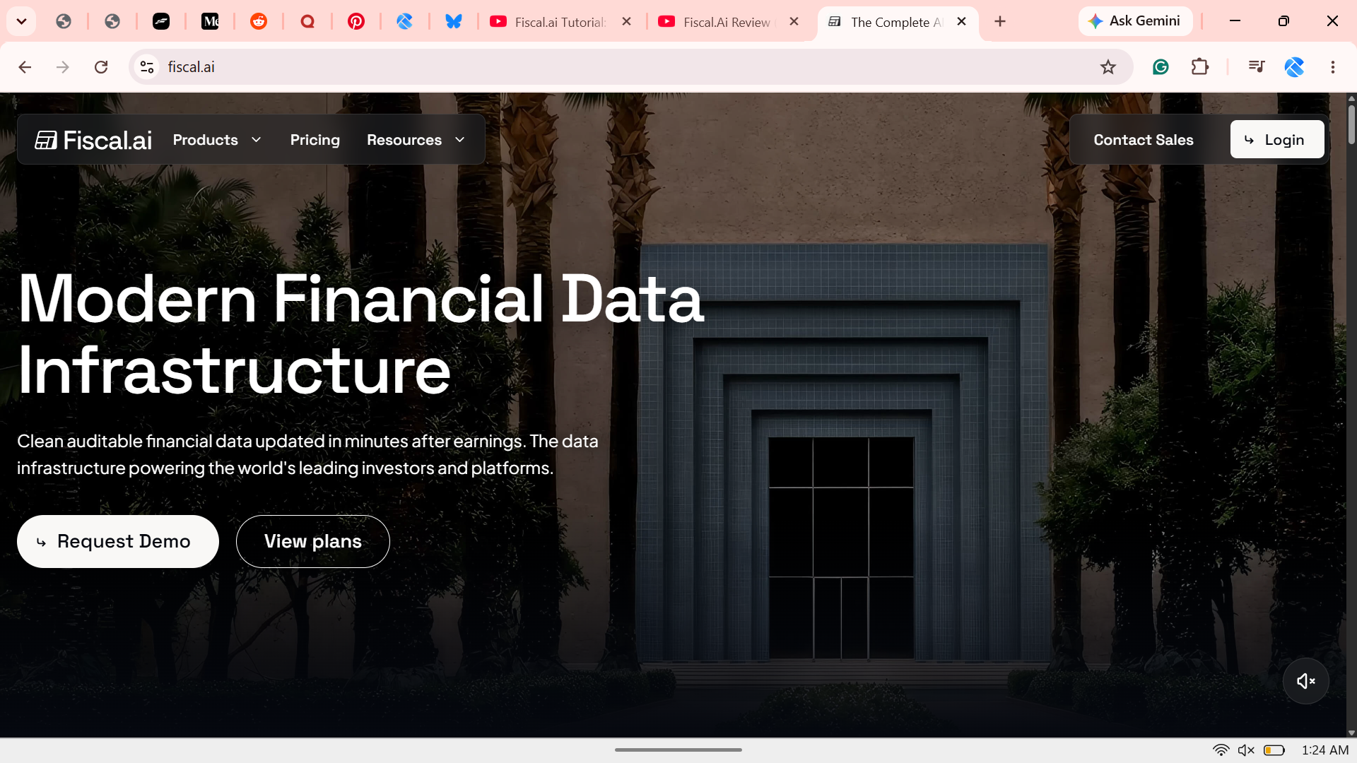 Fiscal.ai (formerly FinChat) user interface dashboard review for founders