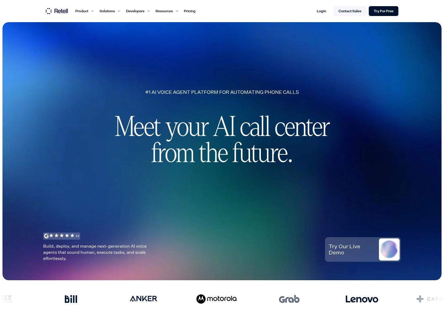 Retell AI Voice Configuration and Real-Time Latency Dashboard Screenshot