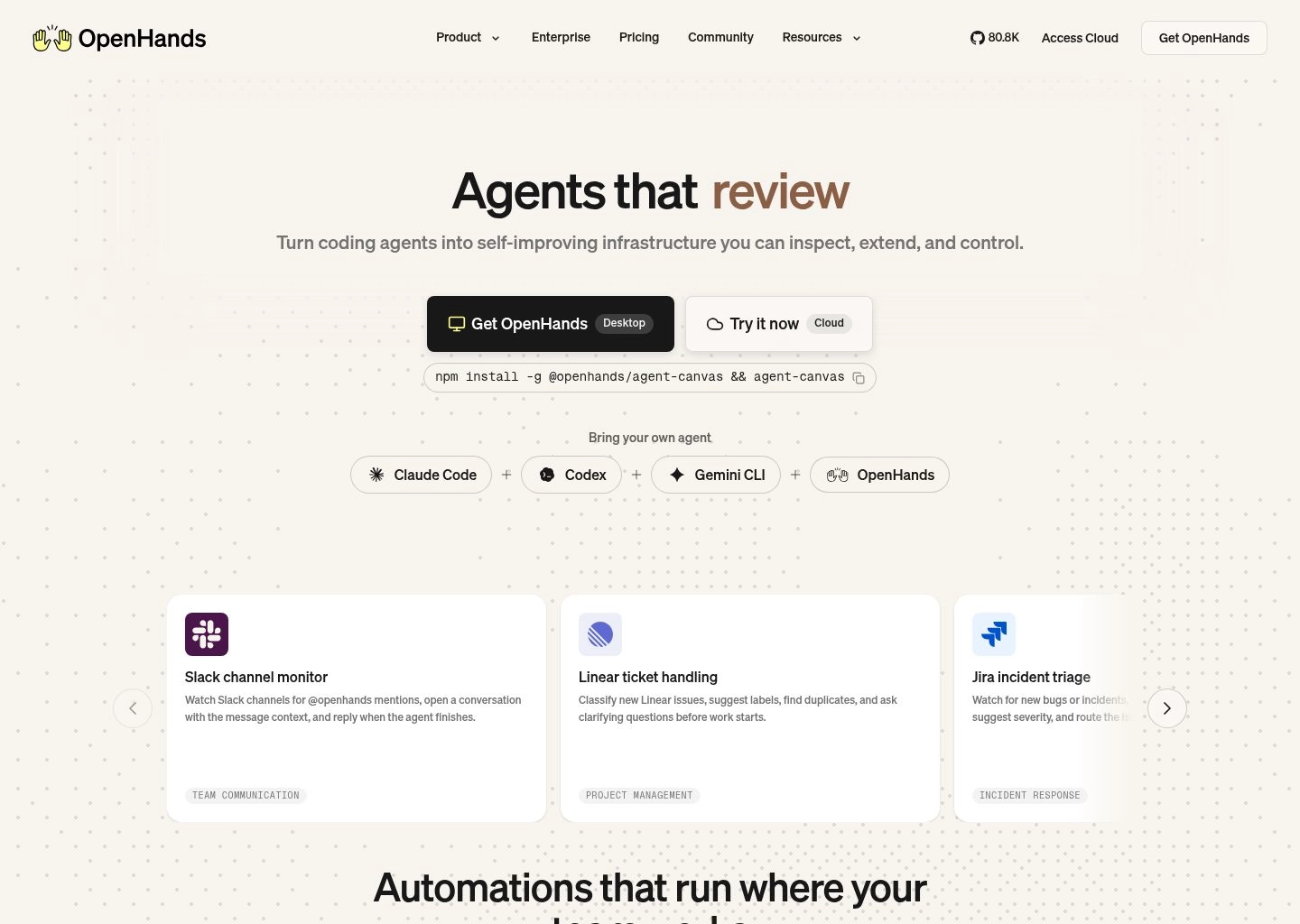 OpenHands Autonomous Software Engineer Workspace