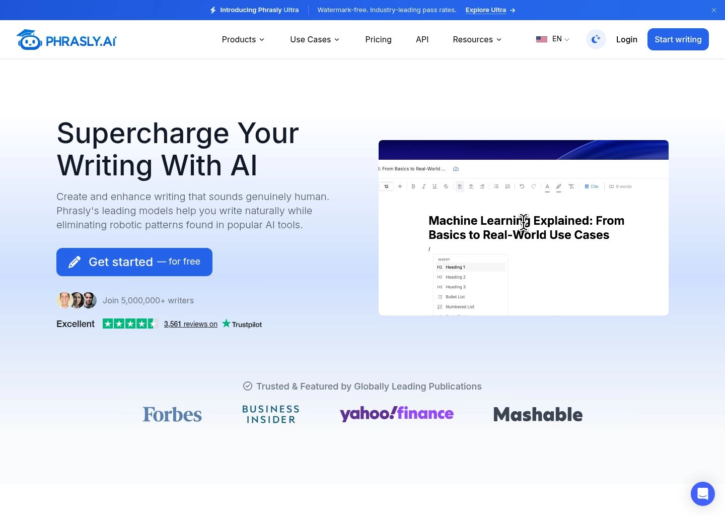 Phrasly AI Academic Humanizer and Detection Suite