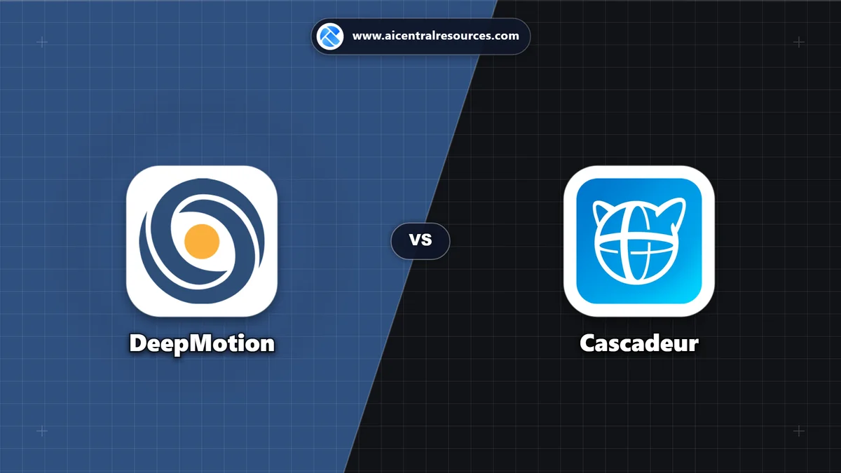 Compare DeepMotion vs Cascadeur - Features, Pricing & Performance Matrix DeepMotion vs Cascadeur Comparison Battle Card - Features, Pricing & Review in AI Art & Animation Tools