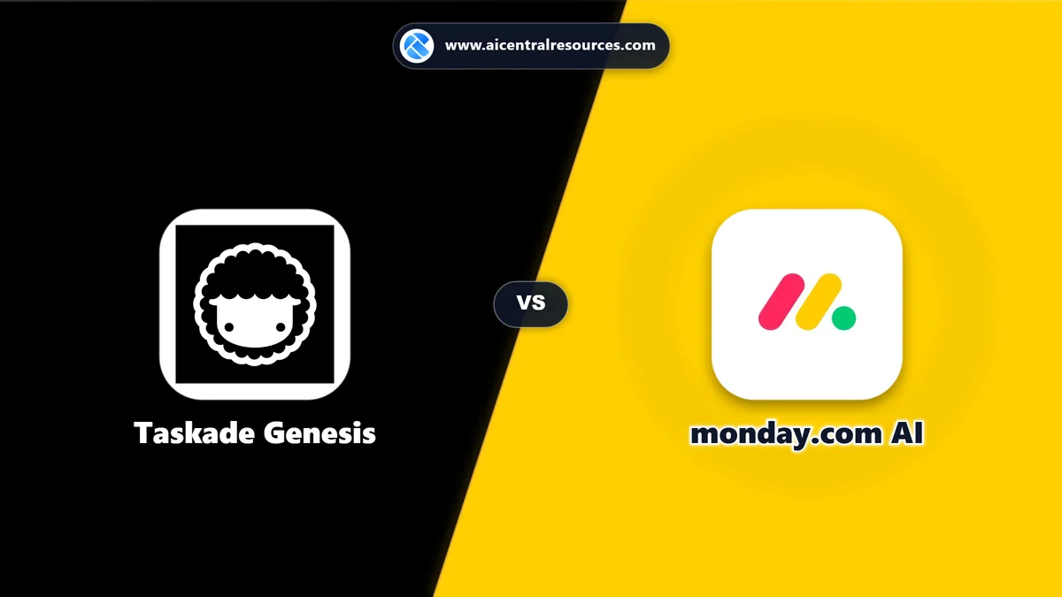Compare Taskade Genesis vs monday.com AI - In-Depth Feature Matrix, Pricing & Ratings Taskade Genesis vs monday.com AI Comparison Battle Card: Features, Pricing & Performance Matrix in AI No-Code / Automation Tools