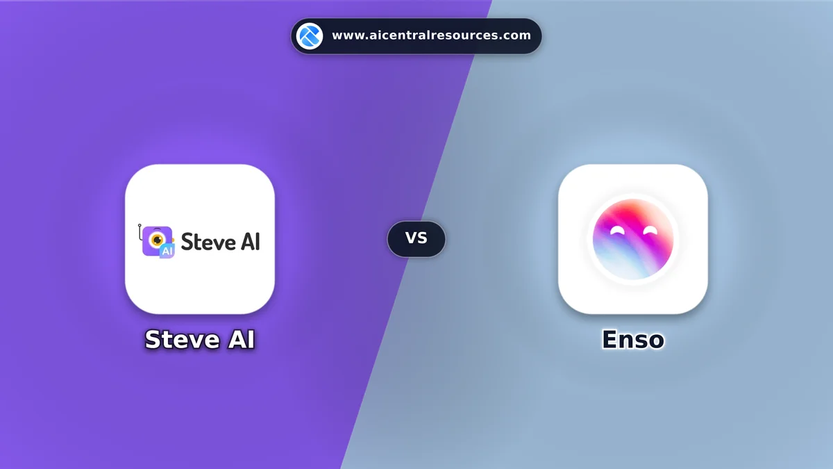 Compare Steve AI vs Enso - Features, Pricing & Performance Matrix Steve AI vs Enso Comparison Battle Card - Features, Pricing & Review in AI Marketing Tools