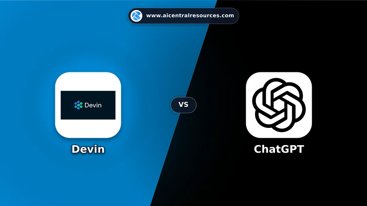 Compare Devin vs ChatGPT - Features, Pricing & Performance Matrix Devin vs ChatGPT Comparison Battle Card - Features, Pricing & Review in AI Coding Assistants