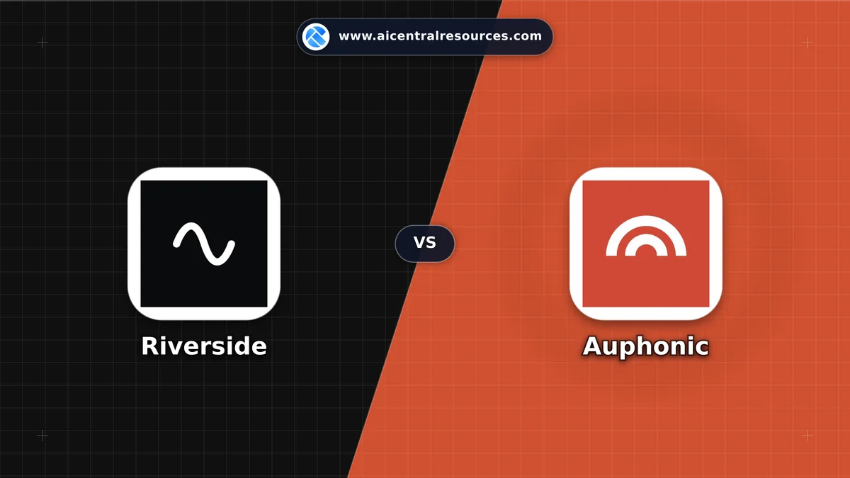 Compare Riverside vs Auphonic - Features, Pricing & Performance Matrix Riverside vs Auphonic Comparison Battle Card - Features, Pricing & Review in AI Video Tools
