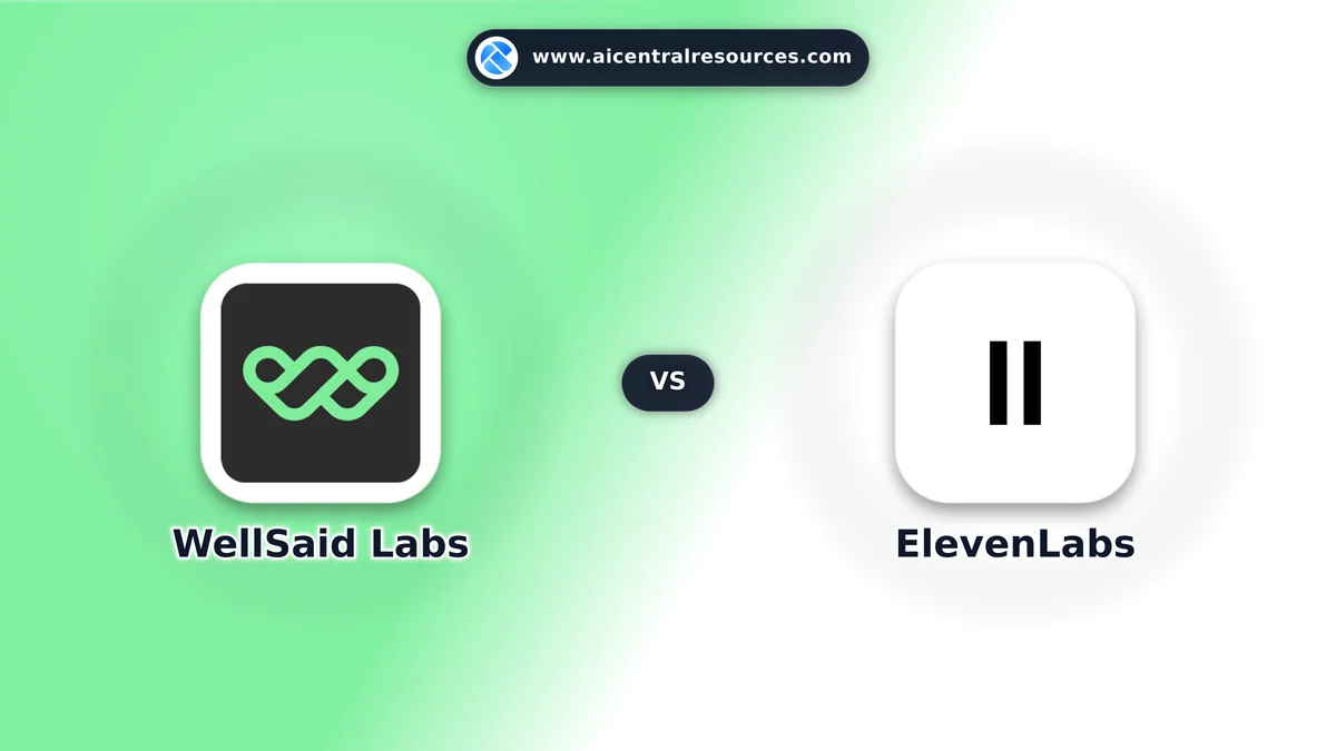 WellSaid Labs vs ElevenLabs Comparison Battle Card - Features, Pricing & Review in AI Audio & Music Tools