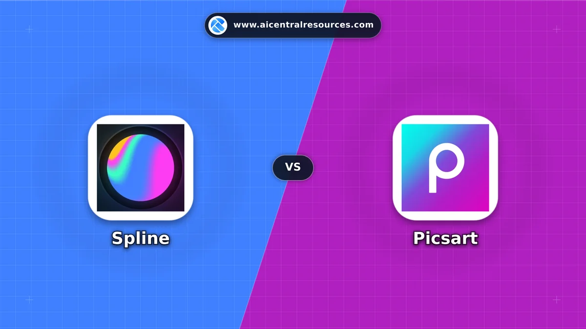 Compare Spline vs Picsart - Features, Pricing & Performance Matrix Spline vs Picsart Comparison Battle Card - Features, Pricing & Review in AI Marketing Tools