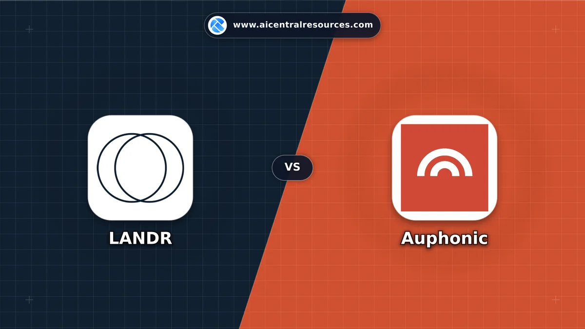 Compare LANDR vs Auphonic - Features, Pricing & Performance Matrix LANDR vs Auphonic Comparison Battle Card - Features, Pricing & Review in AI Video Tools