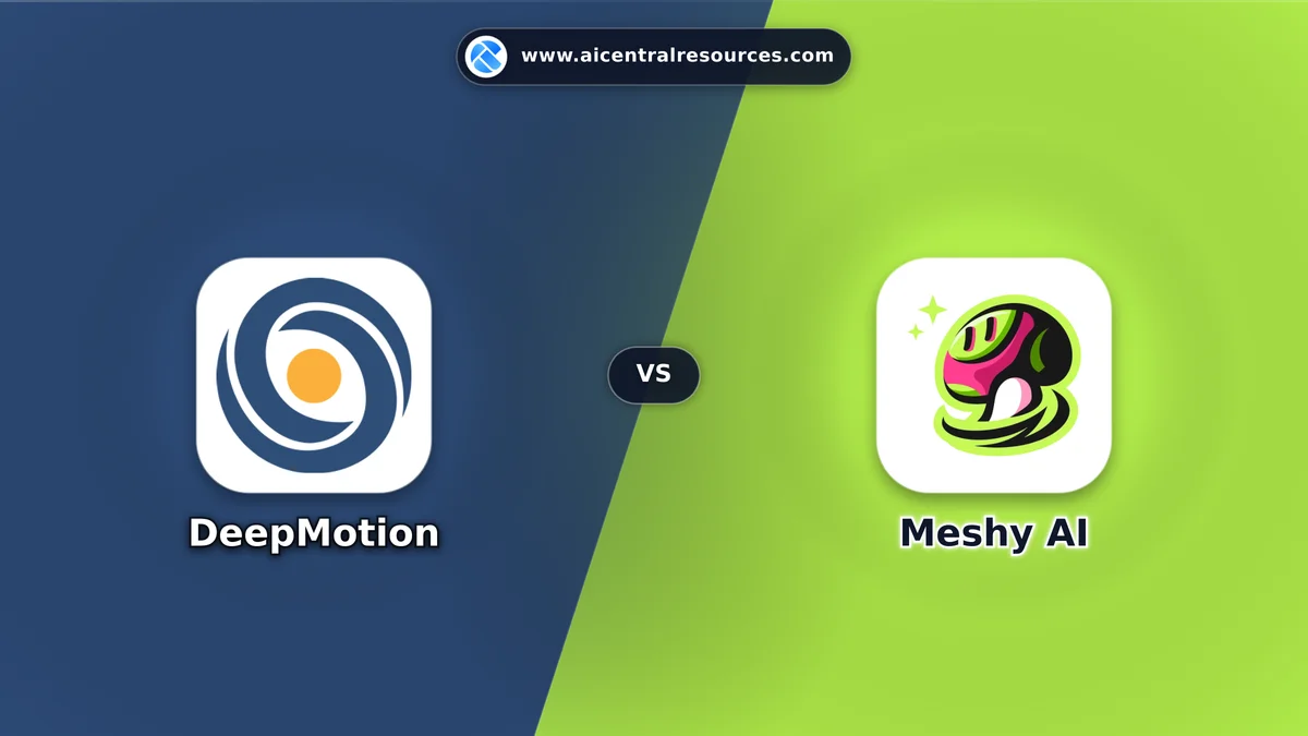 Compare DeepMotion vs Meshy AI - Features, Pricing & Performance Matrix DeepMotion vs Meshy AI Comparison Battle Card - Features, Pricing & Review in AI Image Generators