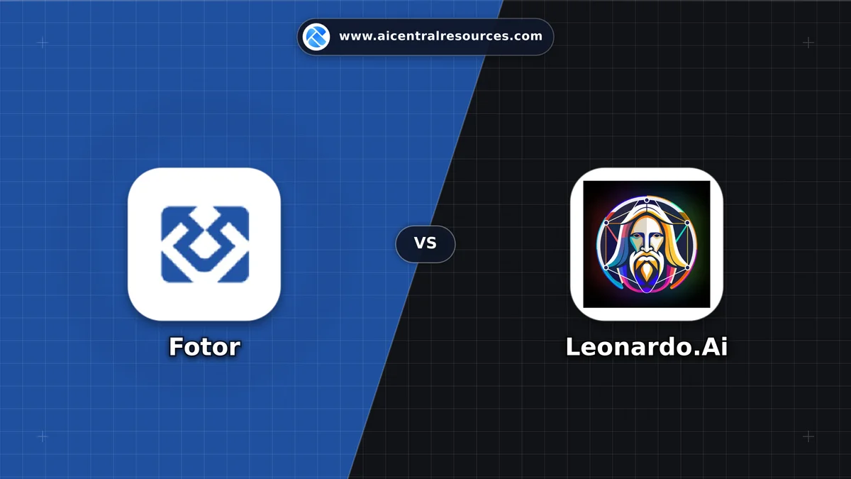 Compare Fotor vs Leonardo.Ai - Features, Pricing & Performance Matrix Fotor vs Leonardo.Ai Comparison Battle Card - Features, Pricing & Review in AI Design Tools