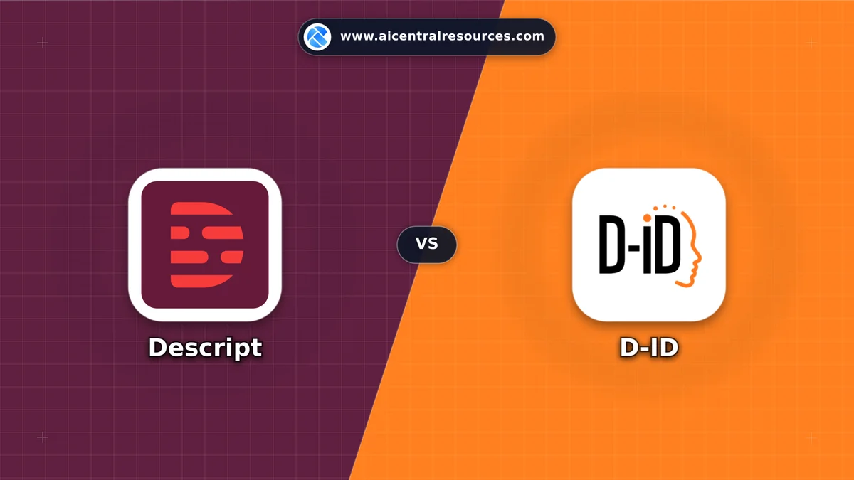 Compare Descript vs D-ID - Features, Pricing & Performance Matrix Descript vs D-ID Comparison Battle Card - Features, Pricing & Review in AI Video Tools