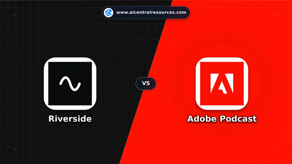 Riverside vs Adobe Podcast Comparison Battle Card - Features, Pricing & Review in AI Audio & Music Tools