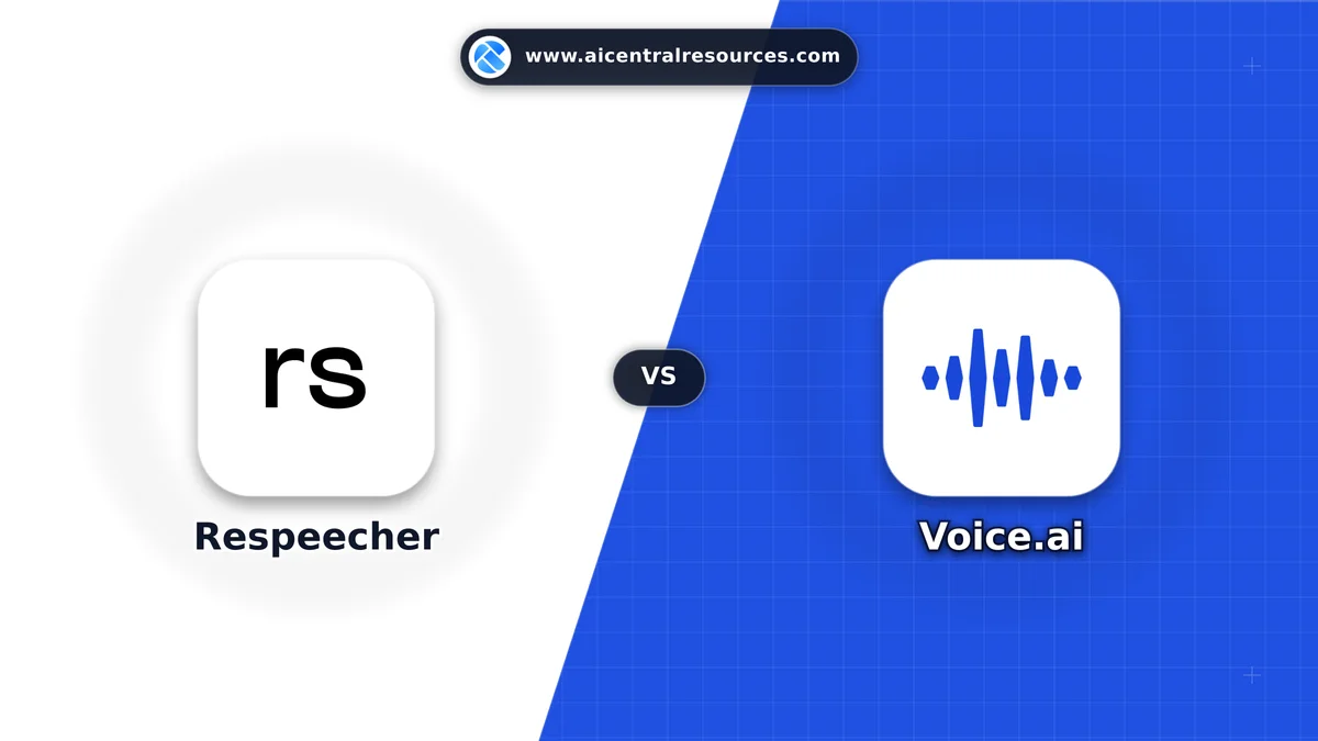 Compare Respeecher vs Voice.ai - Features, Pricing & Performance Matrix Respeecher vs Voice.ai Comparison Battle Card - Features, Pricing & Review in AI Audio & Music Tools