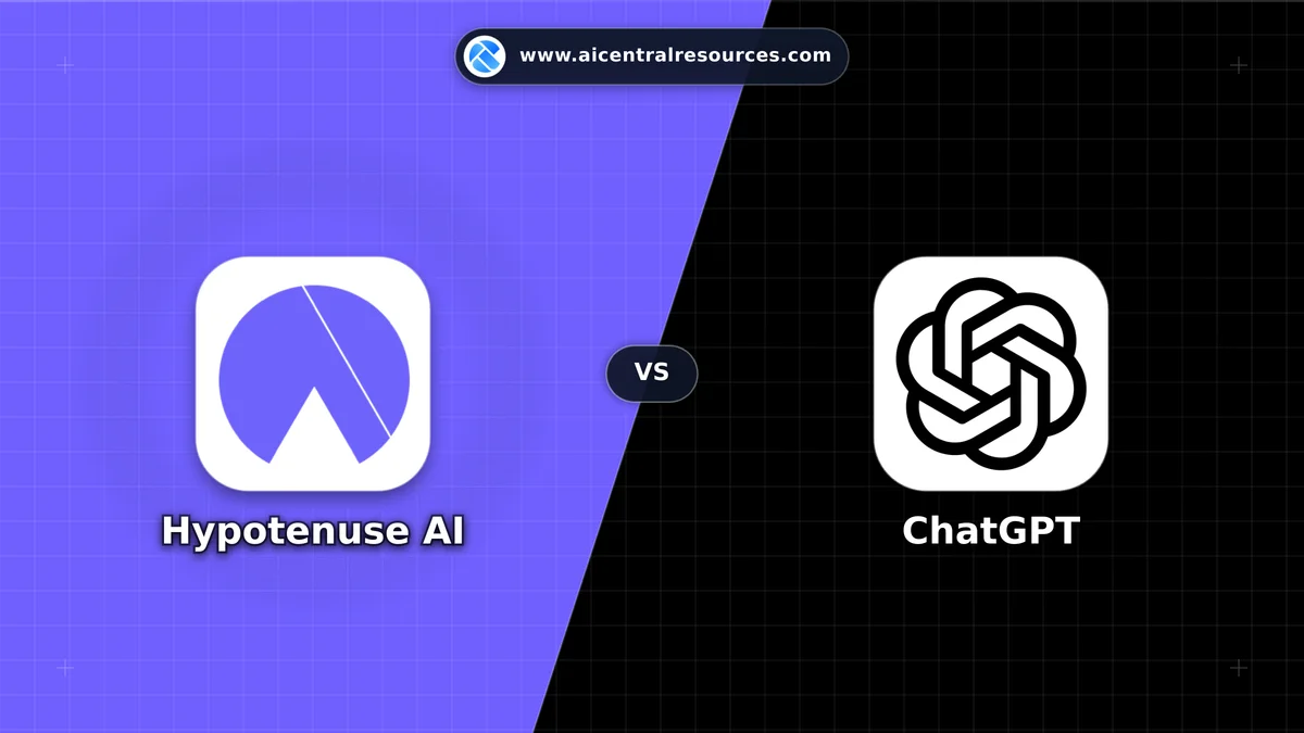 Hypotenuse AI vs ChatGPT Comparison Battle Card - Features, Pricing & Review in AI Copywriting Tools