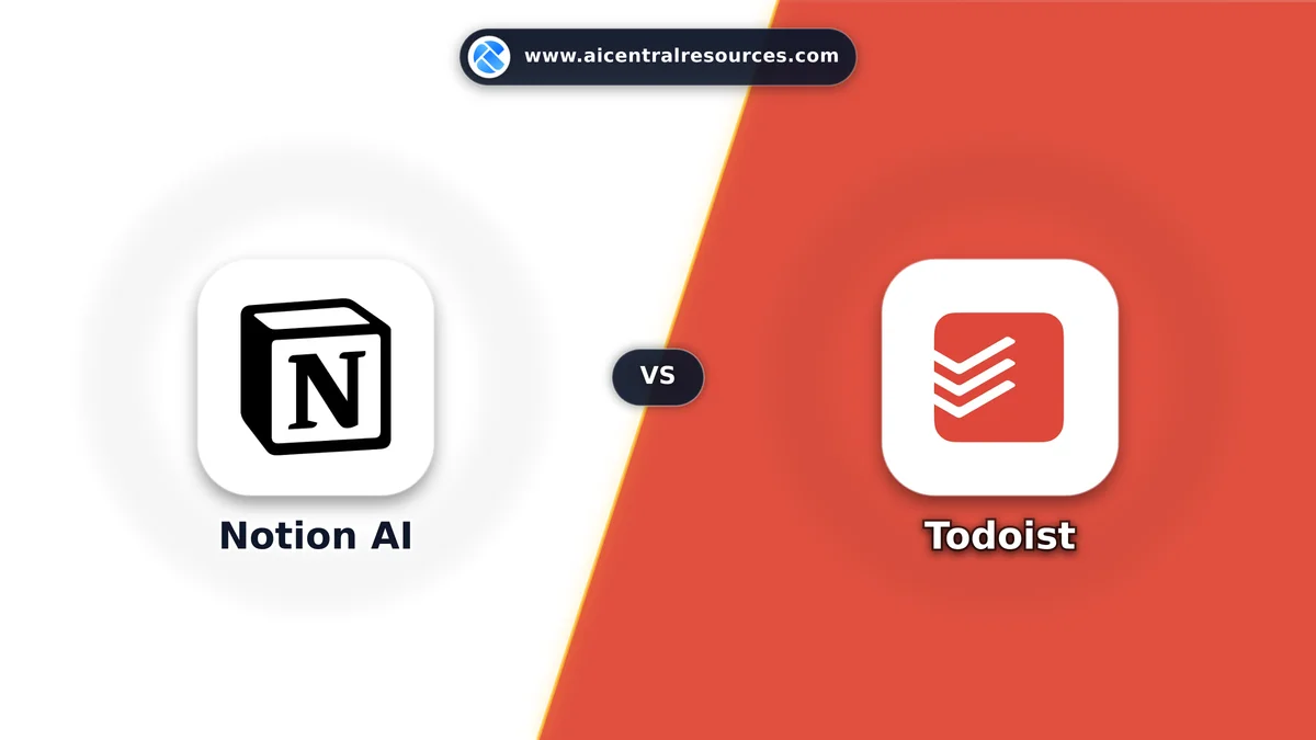 Notion AI vs Todoist Comparison Battle Card: Features, Pricing & Performance Matrix in AI E-commerce Tools