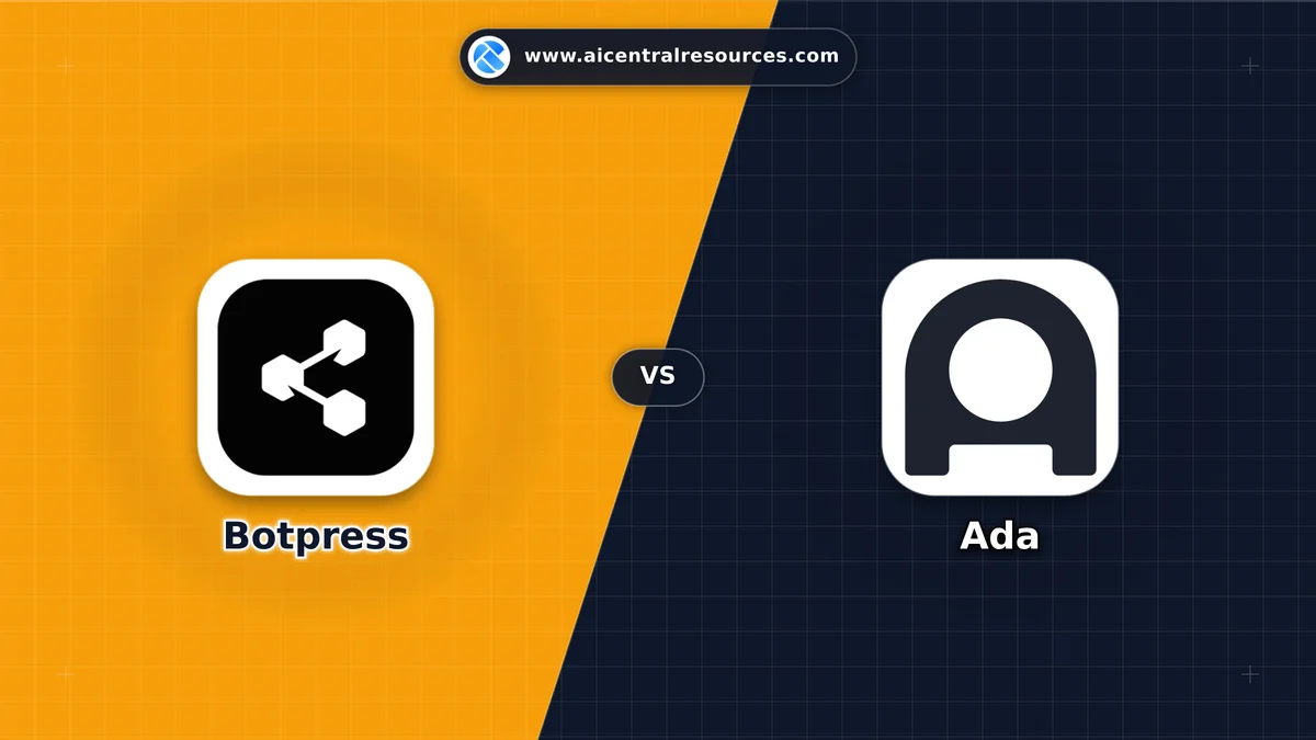 Compare Botpress vs Ada - Features, Pricing & Performance Matrix Botpress vs Ada Comparison Battle Card - Features, Pricing & Review in AI Chatbots