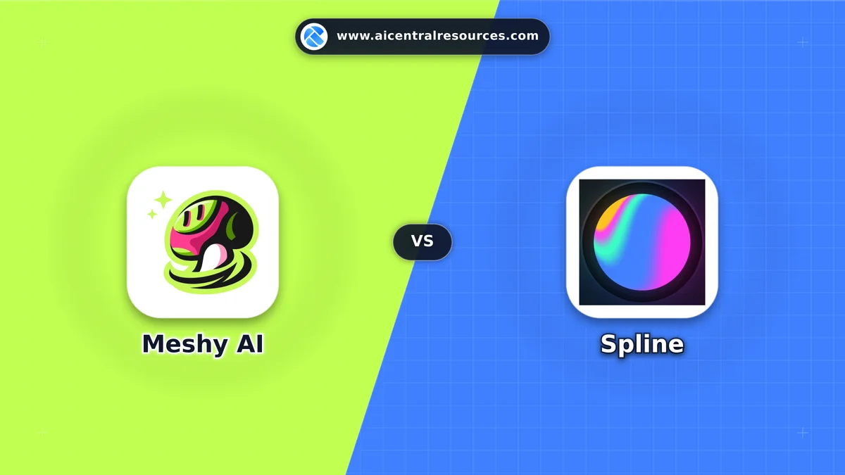 Meshy AI vs Spline Comparison Battle Card - Features, Pricing & Review in AI Image Generators