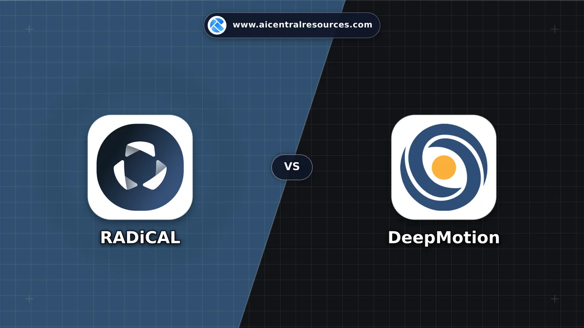 Compare RADiCAL vs DeepMotion - Features, Pricing & Performance Matrix RADiCAL vs DeepMotion Comparison Battle Card - Features, Pricing & Review in AI Gaming & Entertainment
