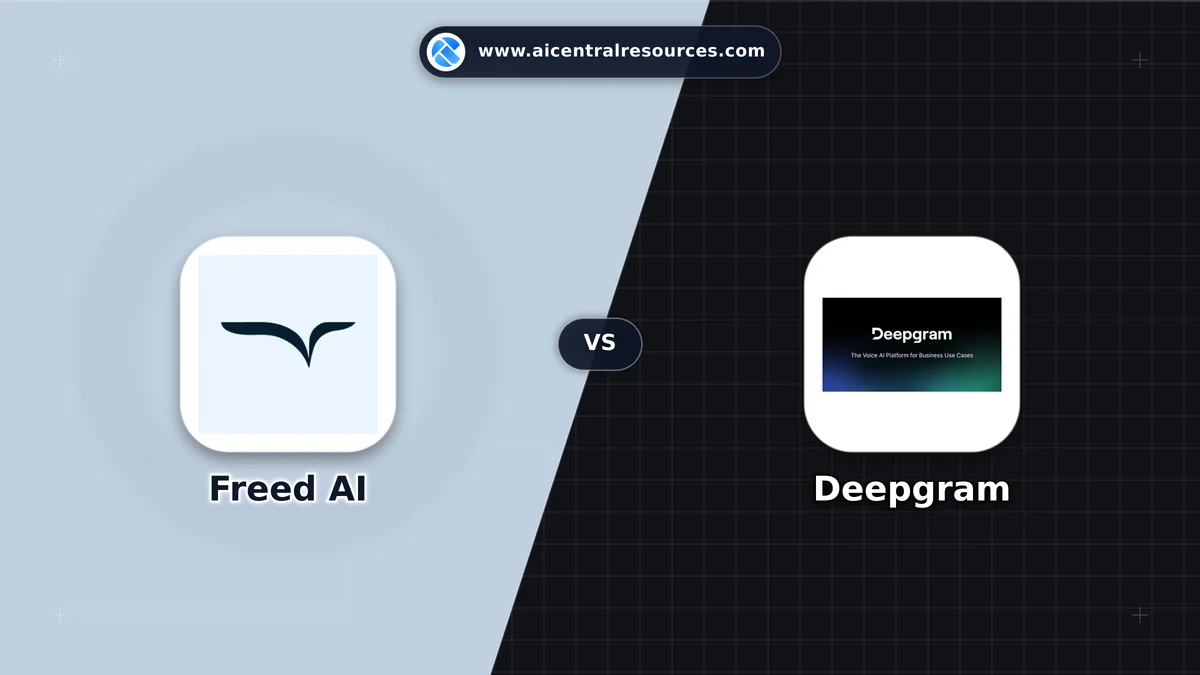 Freed AI vs Deepgram Comparison Battle Card - Features, Pricing & Review in AI Chatbots
