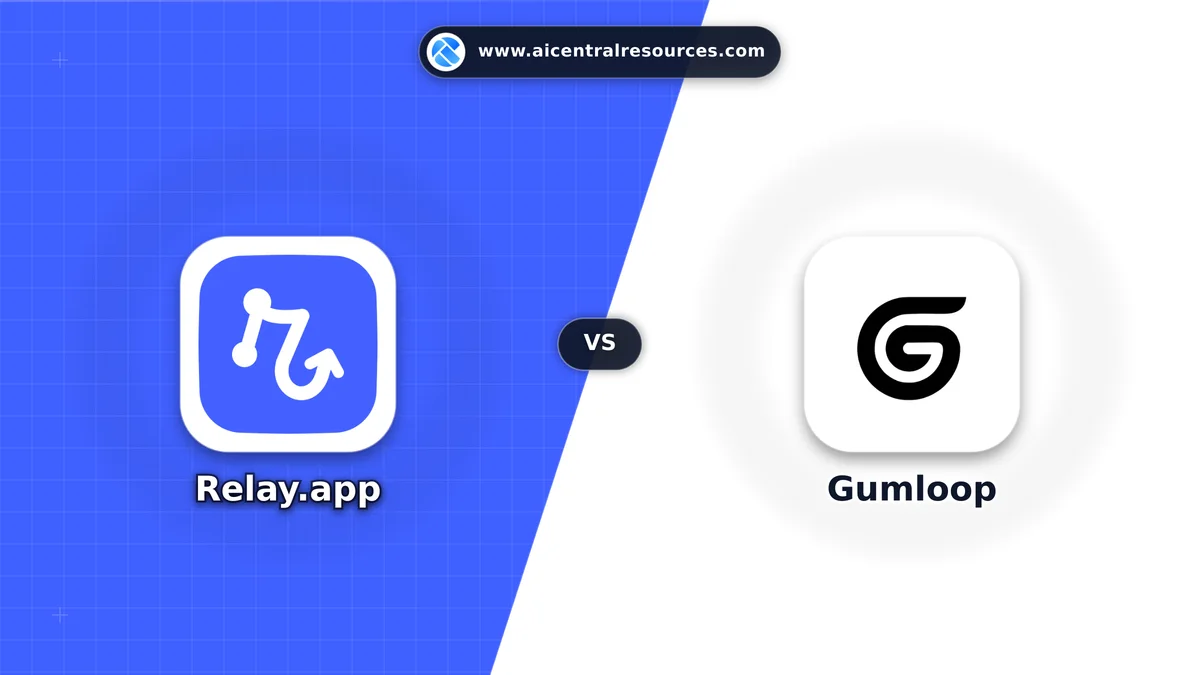 Relay.app vs Gumloop Comparison Battle Card: Features, Pricing & Performance Matrix in AI No-Code / Automation Tools