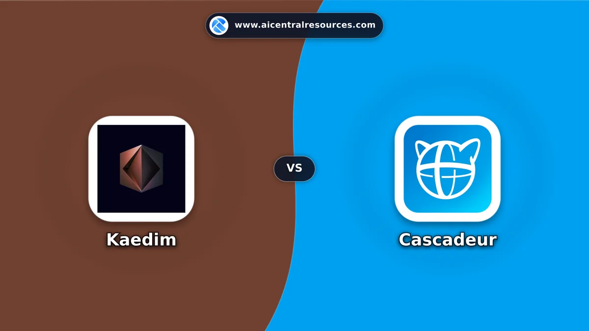 Compare Kaedim vs Cascadeur - Features, Pricing & Performance Matrix Kaedim vs Cascadeur Comparison Battle Card - Features, Pricing & Review in AI Art & Animation Tools